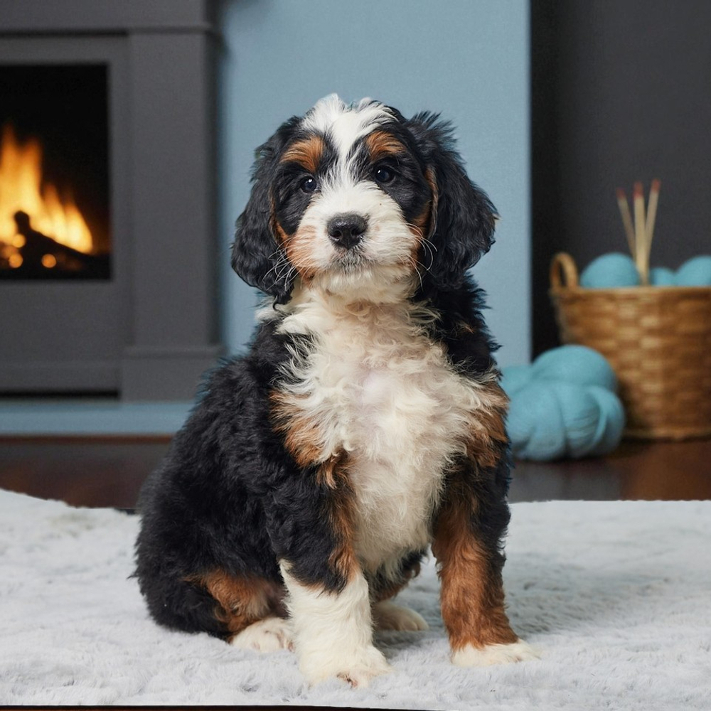 F1 Mini Bernedoodle Puppy for Sale in NYC