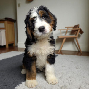 F1 Mini Bernedoodle Puppy for Sale